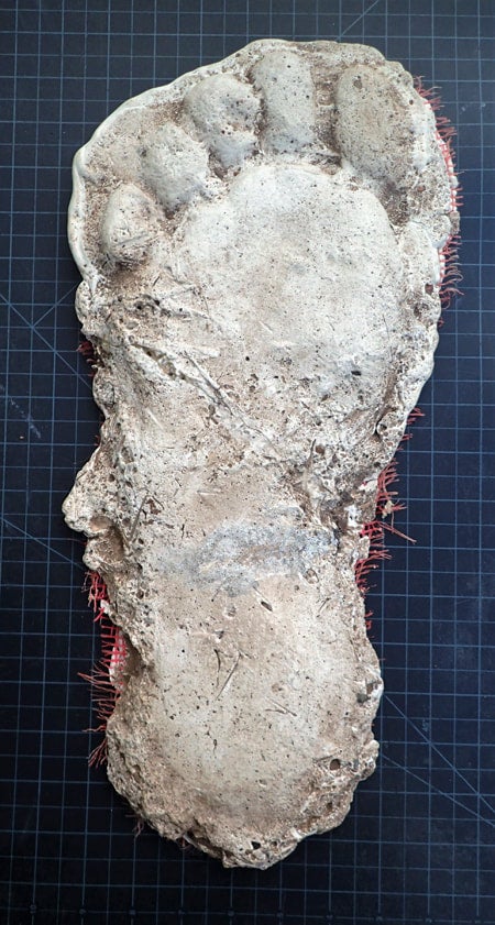 1982 Grays Harbor Footprint Cast | North American Bigfoot Center